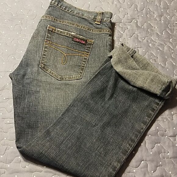 Calvin Klein crop Jeans size 3 - Picture 1 of 4